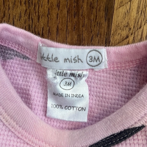 Little Mish Girl’s Tie Dye Heart top Size 3M - Picture 4 of 4